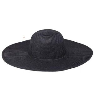 Peter Grimm Erin, Black 5” Wide-Brim Hat, one size